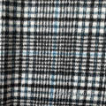 zachte plaid gemengd geweven jacquard wollen tweed -stof